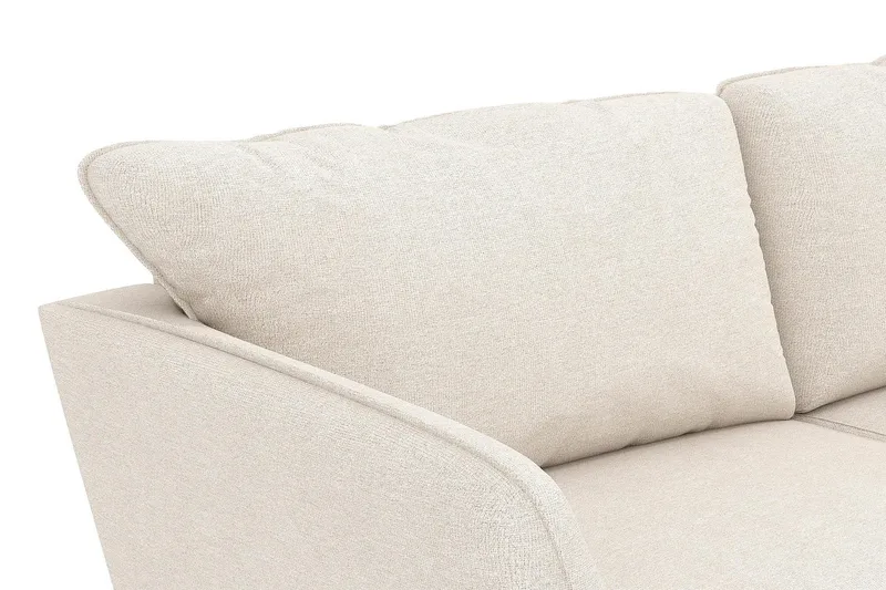 Trend Lyx 4-personers Venstrevendt U-formet Sofa med Divan og Chaiselong i Stof - Beige - Møbler - Sofaer - U Sofa
