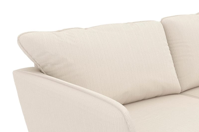 Trend Lyx 4-personers Venstrevendt U-formet Sofa med Divan og Chaiselong i Manchester - Beige - Møbler - Sofaer - U Sofa