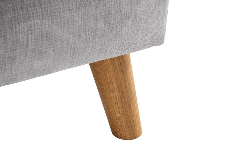 Trend Lyx 4-personers Højrevendt U-formet Sofa med Divan og Chaiselong i Stof - Lysegrå - Møbler - Sofaer - U Sofa