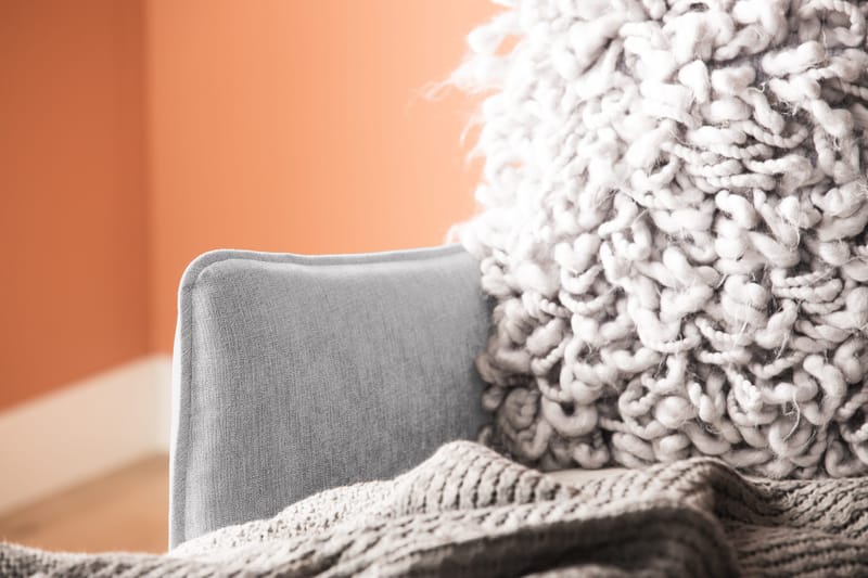 Trend Lyx 4-personers Højrevendt U-formet Sofa med Divan og Chaiselong i Stof - Lysegrå - Møbler - Sofaer - U Sofa