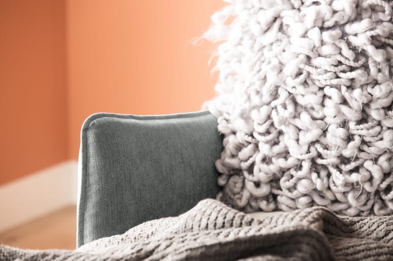 Trend Lyx 4-personers Højrevendt U-formet Sofa med Divan og Chaiselong i Stof - Grå - Møbler - Sofaer - U Sofa