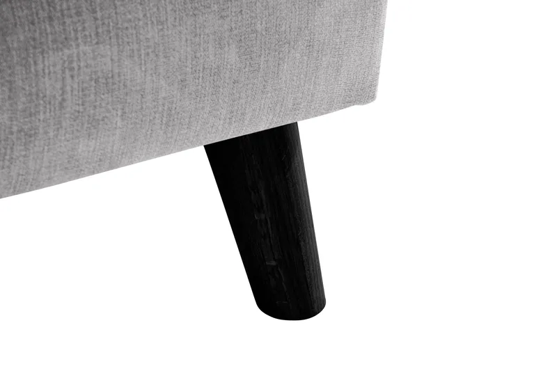 Trend Lyx 4-personers Venstrevendt U-formet Sofa med Divan og Chaiselong i Stof - Lysegrå - Møbler - Sofaer - U Sofa