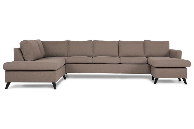 Zero U-sofa Large med Chaiselong Højre - Beige - U Sofa