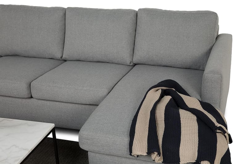 Zero U-sofa Large med Chaiselong Højre - Lysegrå - U Sofa