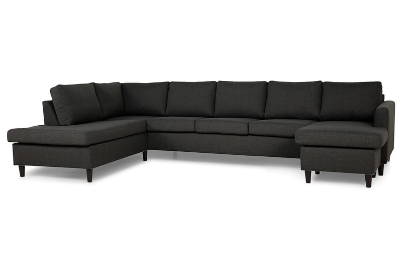 Zero U-sofa Large med Chaiselong H�øjre - Mørkegrå - Møbler - Sofaer - U Sofa