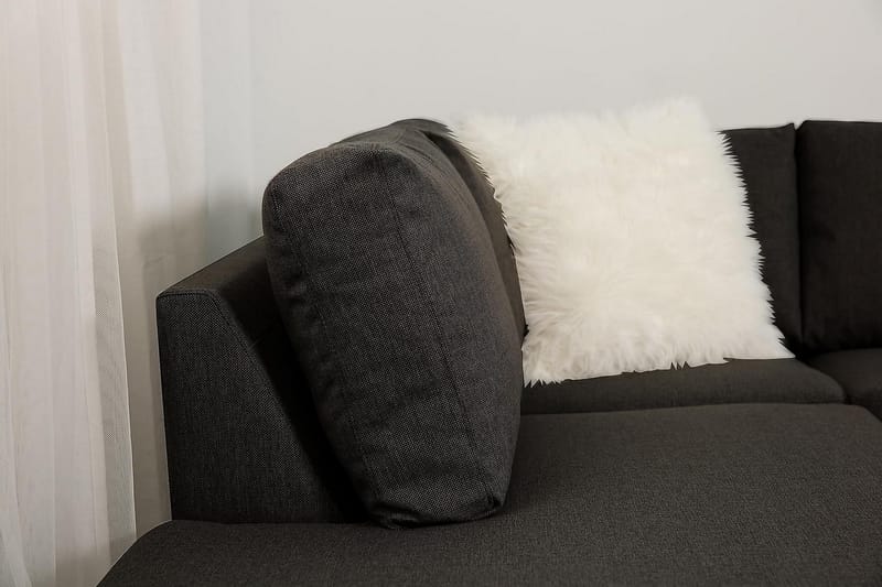 Zero U-sofa Large med Chaiselong Højre - Mørkegrå - Møbler - Sofaer - U Sofa