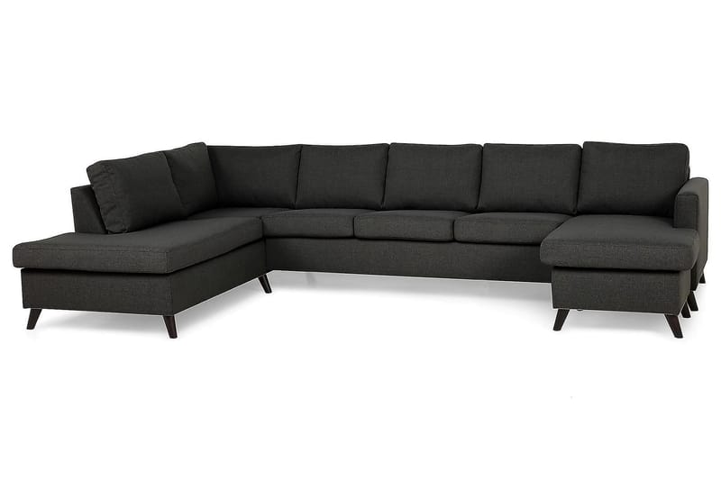 Zero U-sofa Large med Chaiselong H�øjre - Mørkegrå - Møbler - Sofaer - U Sofa