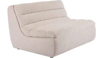 Valdoro 2-personers midtermodul i stof 135 cm - Beige - Møbler - Sofaer - 2 personers sofa