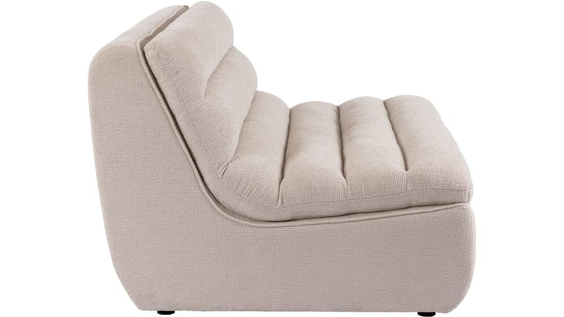 Valdoro 2-personers midtermodul i stof 135 cm - Beige - Møbler - Sofaer - 2 personers sofa