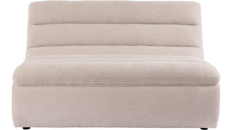 Valdoro 2-personers midtermodul i stof 135 cm - Beige - Møbler - Sofaer - 2 personers sofa