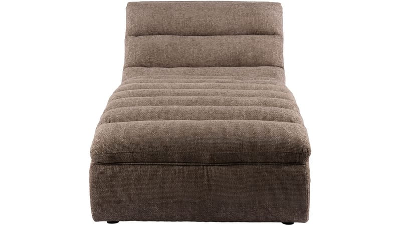 Valdoro chaiselong i stof 168 cm - Mink - Møbler - Sofaer - Modulsofaer - Andre moduler til modulsofa