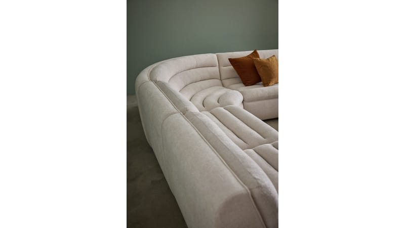 Valdoro hjørnemodul i stof 179 cm - Beige - Møbler - Sofaer - Hjørnesofa