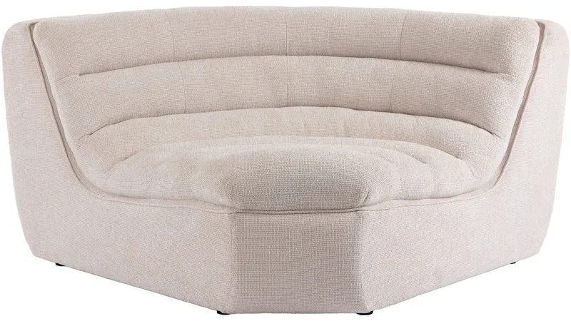 Valdoro hjørnemodul i stof 179 cm - Beige - Møbler - Sofaer - Hjørnesofa