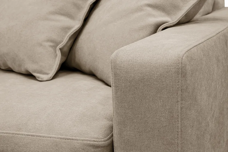 Valencia Ekstra dyb 3-personers sofa med aftageligt og vaskbart betræk - Brun - Møbler - Sofaer - 3 personers sofa