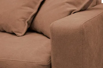 Valencia ekstra dyb 3-personers sofa med aftageligt og vaskbart betræk - Rustrødbrun - Møbler - Sofaer - 3 personers sofa