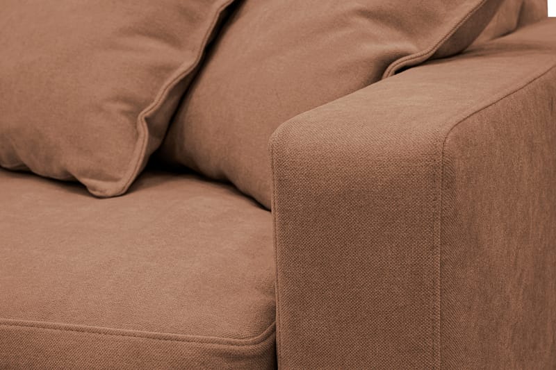 Valencia ekstra dyb 3-personers sofa med aftageligt og vaskbart betræk - Rustbrun - Møbler - Sofaer - 3 personers sofa