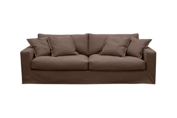 Valencia ekstra dyb 3-personers sofa med aftageligt og vaskbart betræk