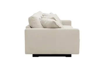 Valencia Ekstra Dyb 3-personers Sofa i Chenille - Beige - Møbler - Sofaer - 3 personers sofa