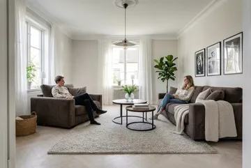 Valencia Ekstra Dyb 3-personers Sofa - Taupe - Møbler - Sofaer - 3 personers sofa