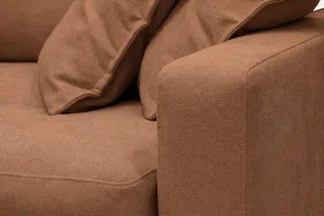Valencia Ekstra Dyb 3-personers Sofa i Chenille - Rustrødbrun - Møbler - Sofaer - 3 personers sofa