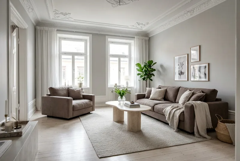 Valencia Ekstra Dyb 3-personers Sofa i Chenille - Mørkebrun - Møbler - Sofaer - 3 personers sofa