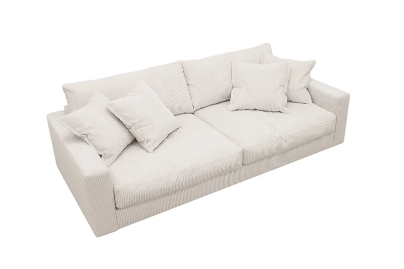 Valencia Ekstra dyb 3-personers sofa - Knækket hvid - Møbler - Sofaer - 3 personers sofa