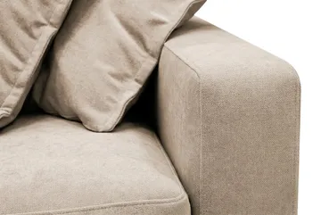 Valencia ekstra dyb 3-personers sofa i chenille - Brun - Møbler - Sofaer - 3 personers sofa