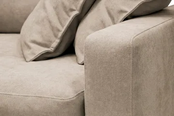 Valencia ekstra dyb 3-personers sofa i chenille - Brun - Møbler - Sofaer - 3 personers sofa
