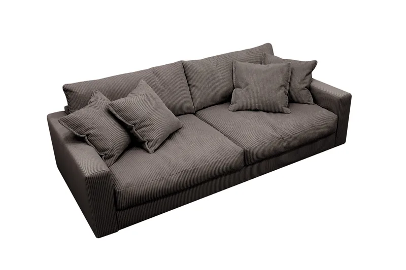 Valencia Ekstra Dyb 3-personers Sofa - Brun - Møbler - Sofaer - 3 personers sofa