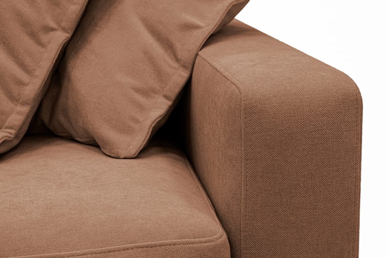 Valencia ekstra dyb 3-personers sofa med aftageligt og vaskbart betræk - Rustbrun - Møbler - Sofaer - 3 personers sofa