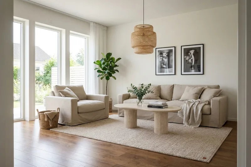 Valencia ekstra dyb 3-personers sofa med aftageligt og vaskbart betræk - Beige - Møbler - Sofaer - 3 personers sofa
