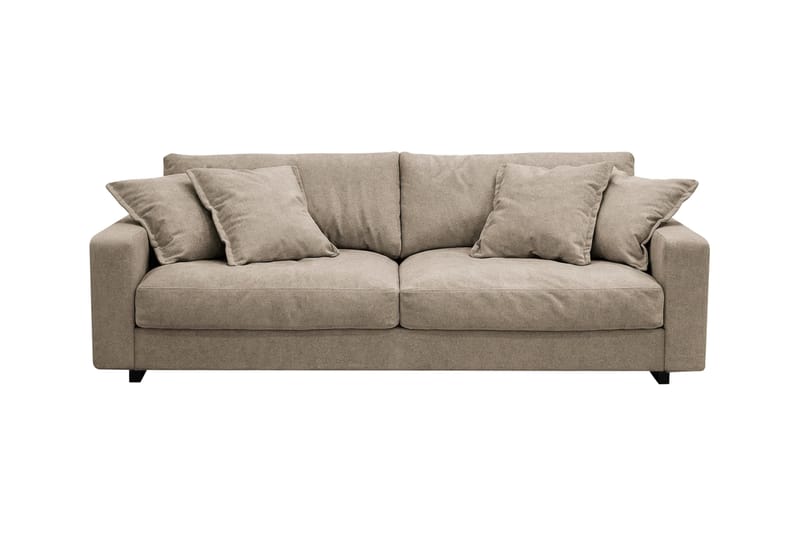 Valencia Ekstra Dyb 3-personers Sofa i Chenille, Brun