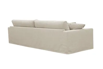 Valencia ekstra dyb 4-personers sofa - Beige - Møbler - Sofaer - 4 personers sofa