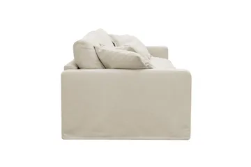 Valencia ekstra dyb 4-personers sofa - Beige - Møbler - Sofaer - 4 personers sofa