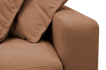 Valencia Ekstra dyb 4-personers sofa - Rustrødbrun - Møbler - Sofaer - 4 personers sofa