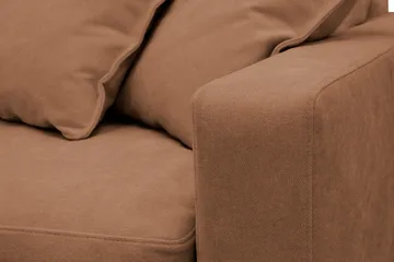 Valencia Ekstra dyb 4-personers sofa - Rustrødbrun - Møbler - Sofaer - 4 personers sofa