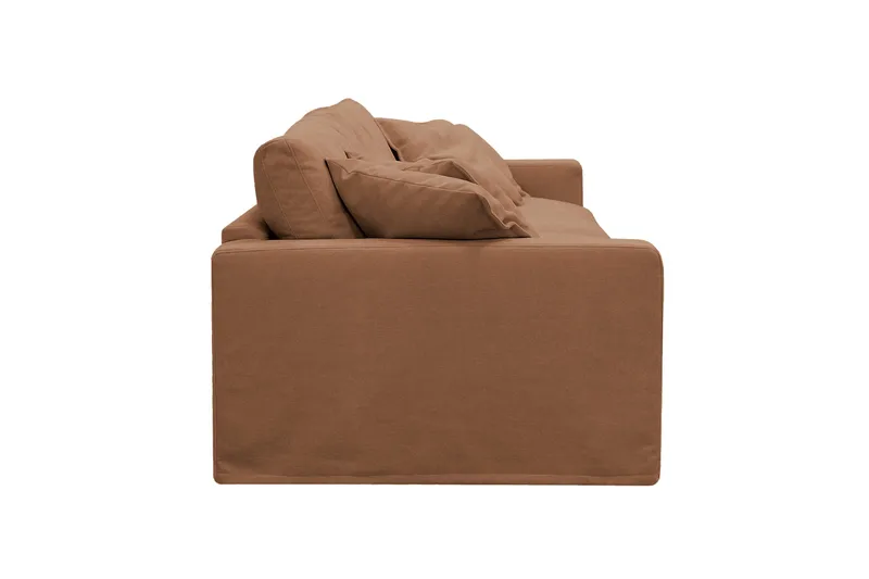 Valencia Ekstra dyb 4-personers sofa - Rustrødbrun - Møbler - Sofaer - 4 personers sofa