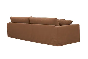 Valencia Ekstra dyb 4-personers sofa - Rustrødbrun - Møbler - Sofaer - 4 personers sofa