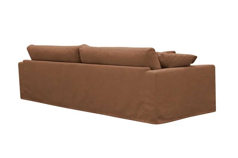 Valencia Ekstra dyb 4-personers sofa - Rustrødbrun - Møbler - Sofaer - 4 personers sofa