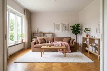 Valencia Ekstra dyb 4-personers sofa - Rustrødbrun - Møbler - Sofaer - 4 personers sofa