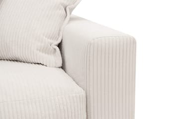 Valencia Extra Dyb 4-personers Sofa i Manchesterstof - Offwhite - Møbler - Sofaer - 4 personers sofa