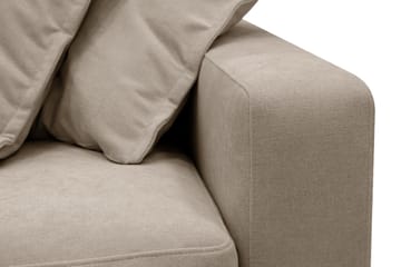 Valencia Extra Dyb 4-personers Sofa i Chenille - Brun - Møbler - Sofaer - 4 personers sofa