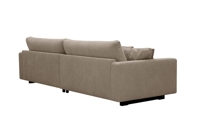 Valencia Extra Dyb 4-personers Sofa i Chenille - Brun - Møbler - Sofaer - 4 personers sofa