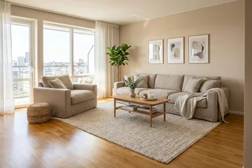 Valencia Extra Dyb 5-personers sofa + lænestol med aftageligt og vaskbart betræk - Brun - Møbler - Sofaer - Sofagrupper