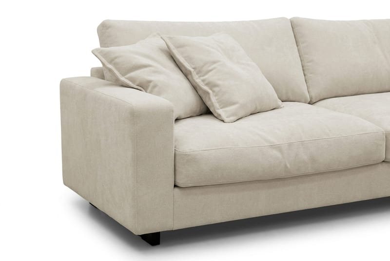 Valencia Sofagruppe Ekstra Dyb 4-personers Chaiselong Højre + Lænestol - Beige - Møbler - Sofaer - Sofagrupper
