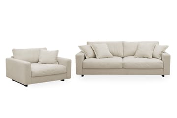 Valencia sofagruppe Extra Dyb 3-personers sofa + lænestol i chenille