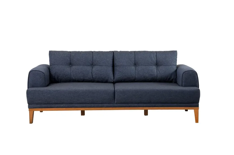 Valsot 3-personers Sofa, Mørkeblå