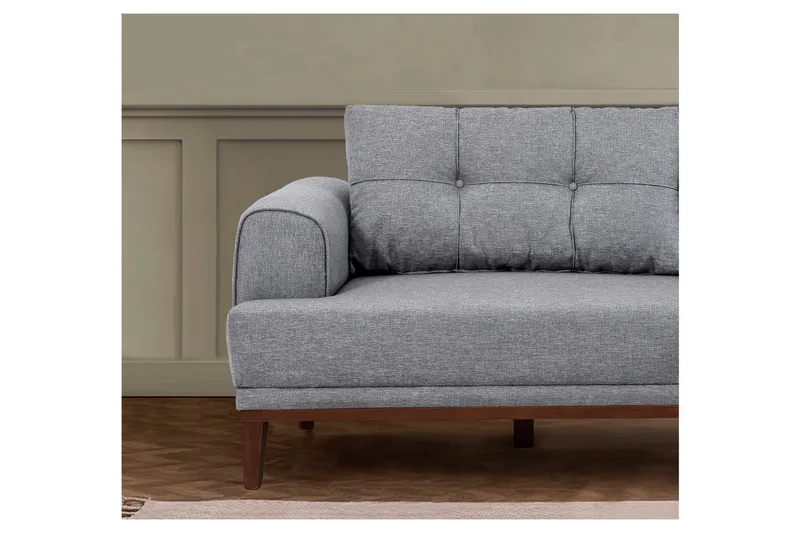 Valsot 3-personers Sofa - Grå - Møbler - Sofaer - 3 personers sofa