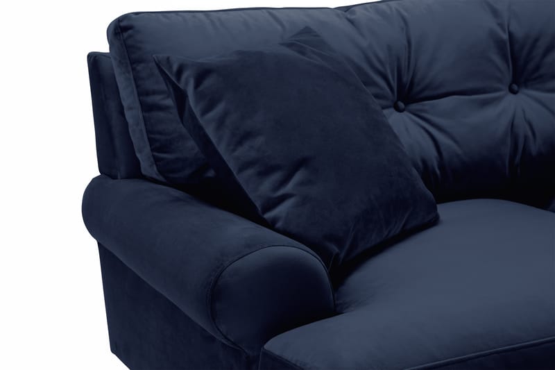 Andrew 2-personers Fløjlssofa - Blå - Møbler - Sofaer - Velour sofaer