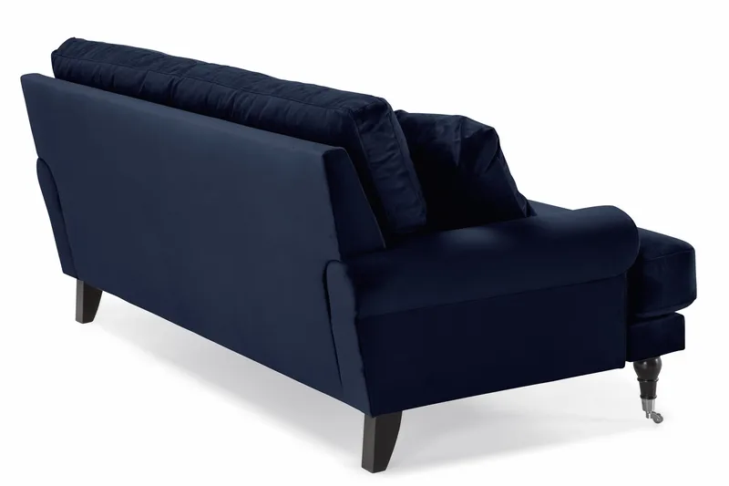 Andrew 2-personers Fløjlssofa - Blå - Møbler - Sofaer - 2 personers sofa